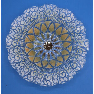 Vintage‎ Sydenstricker Embassy Fused Art Glass Bowl *Pre-Owned*